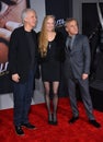 James Cameron, Suzy Amis Cameron & Christoph Waltz Royalty Free Stock Photo