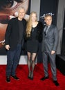 James Cameron, Suzy Amis Cameron and Christoph Waltz Royalty Free Stock Photo