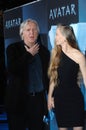 James Cameron,Suzy Amis Royalty Free Stock Photo