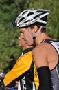 James Cunnama, Alpe d'Huez Triathlon Royalty Free Stock Photo