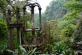 James Edward Surrealist Garden Las Pozas in Xilitla Mexico Royalty Free Stock Photo