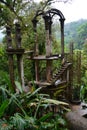 James Edward Surrealist Garden Las Pozas in Xilitla Mexico Royalty Free Stock Photo