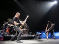 Metallica performs in concert