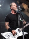 Metallica performs in concert