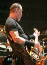 Metallica performs in concert