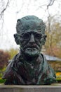 James Joyce`s statue in St, Stephen`s Green, Dublin, Ireland Royalty Free Stock Photo