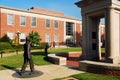 The James Meredith Monument, University of Mississippi Royalty Free Stock Photo