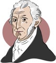 James Monroe Royalty Free Stock Photo