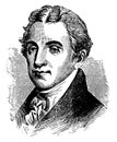 James Monroe, vintage illustration