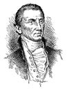 James Monroe, vintage illustration