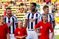 James Morrison, Jolean Lescott and James McLean, West Bromwich Albion.