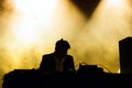 James Murphy, from LCD Soundsystem band, performs as DJ at Santander Music Festival Royalty Free Stock Photo