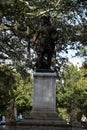 James Oglethorpe Monument at Chippewa Square in Savannah, Georgia