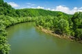 James River on Beautiful Spring Day Royalty Free Stock Photo