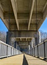 James River Footbridge, Blue Ridge Parkway, Virginia, USA Royalty Free Stock Photo