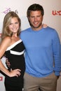 James Roday,Maggie Lawson Royalty Free Stock Photo