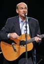 James Taylor performs in concert