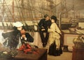 James Tissot Fine Art Print: The Captain and The Mate