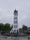 Jamgadang in the morning located in downtown Bukittinggi, West Sumatra Royalty Free Stock Photo