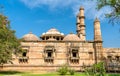 Jami Masjid, a major tourist attraction at Champaner-Pavagadh Archaeological Park - Gujarat, India Royalty Free Stock Photo