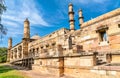 Jami Masjid, a major tourist attraction at Champaner-Pavagadh Archaeological Park - Gujarat, India Royalty Free Stock Photo