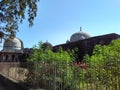 Jami Mosque and  Hoshang Shah Mausoleum at Mandav District Dhar Madhya Pradesj Royalty Free Stock Photo