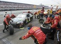 Jamie McMurray comes in for a pit stop Royalty Free Stock Photo