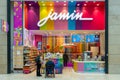 Jamin shop with illuminated logo