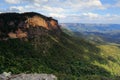 Jamison Valley Blue Mountains Naptional Park Royalty Free Stock Photo