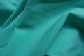 Jammed thin bluish green chiffon fabric