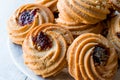 Jammie Dodgers Biscuits / Cookies Filled with Jam.