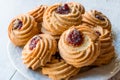 Jammie Dodgers Biscuits / Cookies Filled with Jam.