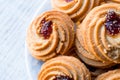 Jammie Dodgers Biscuits / Cookies Filled with Jam.