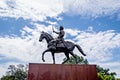 Beautiful horse riding statue of Maharaja Gulab Singh1792-1858 in Jammu