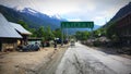 Jammu to Srinagar road view Royalty Free Stock Photo