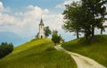 Jamnik church, Slovenia Royalty Free Stock Photo