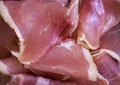 Jamon appetizing close-up traditional menu cooking meat