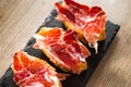 Jamon iberico tapas Royalty Free Stock Photo