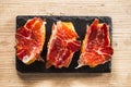 Jamon iberico tapas Royalty Free Stock Photo