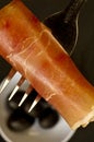 Jamon Serrano, ham of Spain Royalty Free Stock Photo