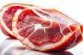 Jamon on a white background