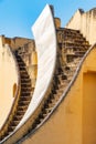 Jamtar Mantar, an astronomical park in Jaipur, Rajasthan, India. Royalty Free Stock Photo