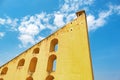 Jamtar Mantar, an astronomical park in Jaipur, Rajasthan, India. Royalty Free Stock Photo