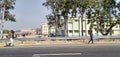 Jamui gidhour road nh33 front of mcv college. Royalty Free Stock Photo