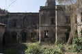 Jamunadighi, Burdwan, India - January 2018: Ruins of a Zamindar or landlords mansion in the village of rural bengal.