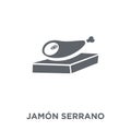 JamÃÂ³n Serrano icon from Spanish Food collection.
