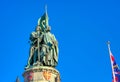 The Jan Breydel and Pieter de Coninck statue in Bruges Brugge, Belgium Royalty Free Stock Photo