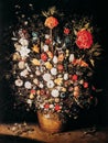 Jan Brueghel Elder Also Bruegel Or Breughel. Large Bouquet Of Flowers In A Tub Or The Great Bouquet. Jan Brueghel Was A Royalty Free Stock Photo