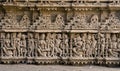 God and Goddesses stone carving ; underground structure ; step well Rani Ki Vav constructed by Queen Udayamati