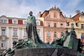 Jan Hus memorial, Prague Royalty Free Stock Photo